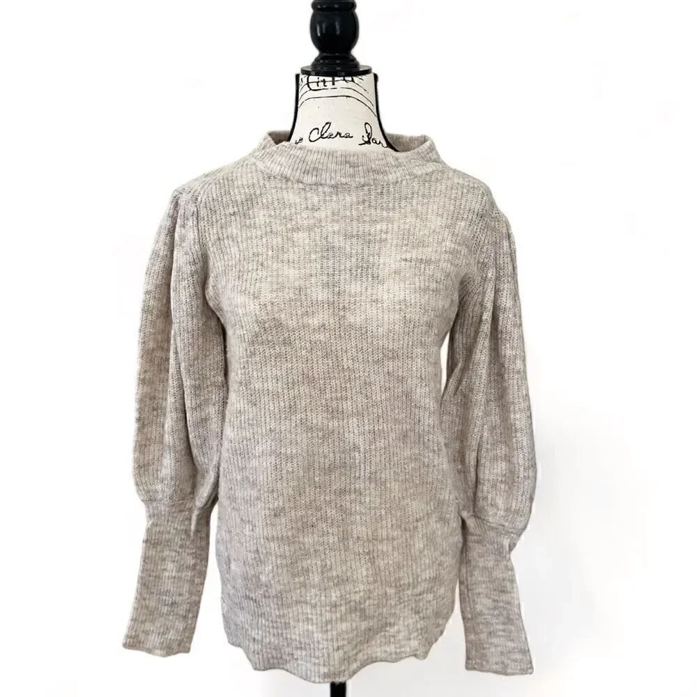 Nordic by Mamalicious European Brand Maternity Sweater Mock Neck Size S